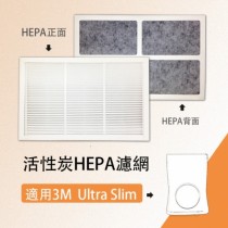 活性炭HEPA濾網 適用3m淨呼吸 Ultra Slim超薄型空氣清靜機(與CHIMSPD-188F同規格)