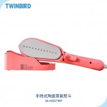 TWINBIRD商品 手持式陶瓷蒸氣熨斗 SA-H201TWP 珊瑚橘