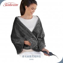 美國 夏繽Sunbeam 柔毛披蓋式電熱毯 (氣質灰) SHWL